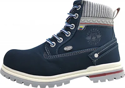 Image de Dockers par Gerli : Bottines à lacets bleues pour filles, chaussures de sport