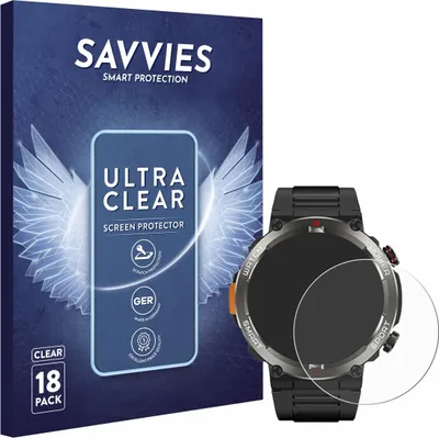 Produktbild von 18x Für Yxtel W50Pro 1.45" Schutzfolie Savvies Displayschutz Display Schutz Folie Klar Transparent