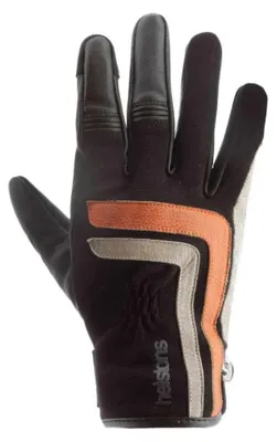 Produktbild von Helstons Jeff Motorradhandschuhe, schwarz/orange, 9