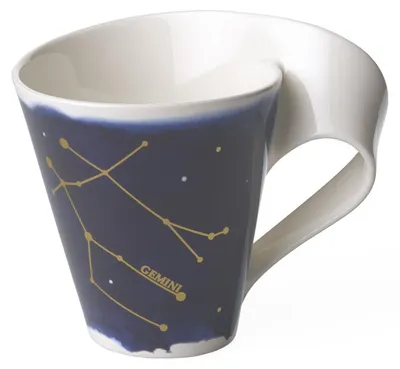 Obrázek produktu pro Villeroy & Boch NewWave Stars, hrnek s uchem, sada pro dva, 4 kusy, 1016165815, 4003686394124