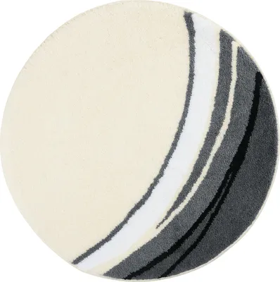 Produktbild von Erwin Müller Badematte Mykonos" natur rund: 90 cm Ø"