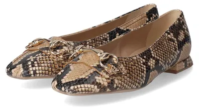 Image de Ballerines pour femmes Högl, en cuir lisse beige, taille 36