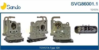 Produktbild von SANDO SVG86001.1 AGR-Ventil für TOYOTA AURIS (NRE15, ZZE15, ADE15, ZRE15, NDE15) Abgasrückführungsventil