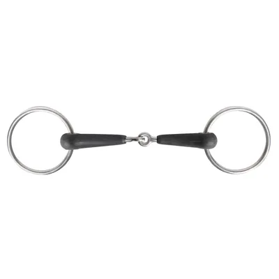 Obrázok produktu pre Waldhausen Gumová vodná snaffle, jednoduchá lomená, veľkosť:13,5 cm