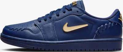 Obrázek produktu pro Nike Air Jordan 1 Low MM Method of Make "Navy Metallic Gold" Blue, Velikost: 35,5