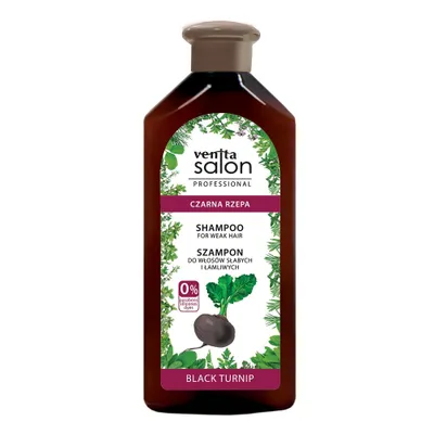 Obrázok produktu pre Posilňujúci šampón s čiernou repou Venita Salon, 500 ml