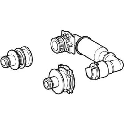 Produktbild von Geberit 243325001 Wasserteil für integrierte