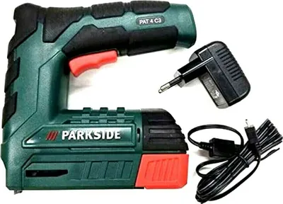 Produktbild von PARKSIDE Akku Tacker »PAT 4 D5«, 4 Volt, mit Klammern u. Nägeln