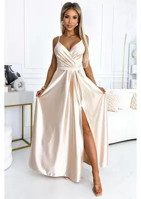 Zdjęcie produktu dla Numoco Formal sukienka damska Juliet beżowa XL