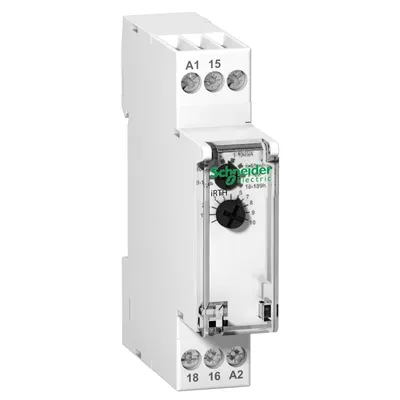 Zdjęcie produktu dla Schneider Electric A9E16068, Przekaźnik czasowy, Biały, IP20, 24 - 240 V, 50/60 Hz, 8 A
