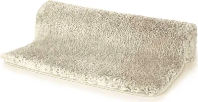 Produktbild von Spirella Badteppich Badematte Duschvorleger Mikrofaser Hochflor | flauschig | rutschhemmend | geeignet für Fußbodenheizung | 70x120 cm | Beige Sand