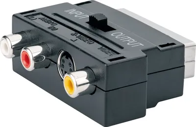 Produktbild von Schwaiger SCA7320 531, SCART (21-pin), 3 x RCA + S-Video, Männlich, Weiblich, Schwarz