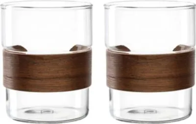 Produktbild von LEONARDO 055198, Braun, Transparent, Glas, Rund, 2 Stück(e), 320 ml, 80 mm