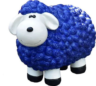Produktbild von Schaf in Blau Dekofigur H 32 cm x B 44 cm x T 25 cm