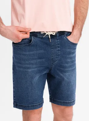 Immagine prodotto di Ombre Clothing Pantaloncini di jeans da uomo Korbin blu XL