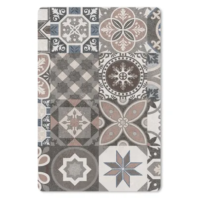 Produktbild von MuchoWow® Mauspad Mousepad Blumen - Figuren - Braun - Design 18x27 cm - Mousepads - Maus Mat - Pad - Mausunterlage