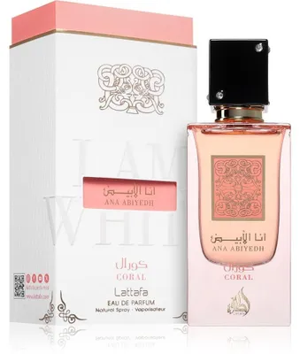 Image de Lattafa Ana Abiyedh Coral Eau de Parfum, spray, effen, 60 g
