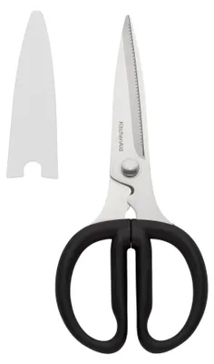 Produktbild von KitchenAid KQG351OHOBE Mehrzweckschere schwarz Edelstahlklingen Klingenschutz