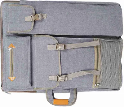 Obrázek produktu pro Canva Multifunkční velká taška na výtvarné potřeby Outdoorová voděodolná taška na skicáky Výtvarné potřeby (šedá)