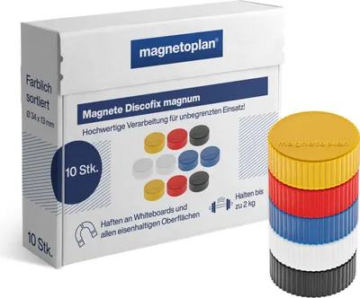 Produktbild von Discofix Magnum sortiert 34mm 10St