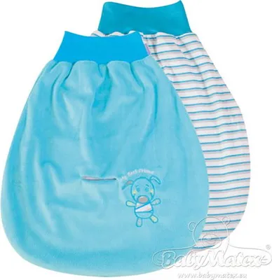 Produktbild von Zweiseitiger Babyfußsack SONO BEST FRIEND Blau