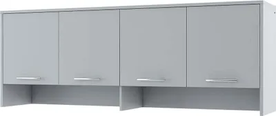 Produktbild von Furniture24 Aufsatz Concept PRO CP10 Schrank 4 Türiger für Wandklappbetten Horizontal Grau