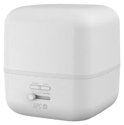 Produktbild von SPC Nerta Nerta Aroma Diffuser, Ultraschall-Luftbefeuchter, Luftreiniger und Nachtlampe Smart Wi-Fi (400Ml, 11-26 h Dauer, 7 LED-Farben, Fernsteuerung über App SPC IoT.