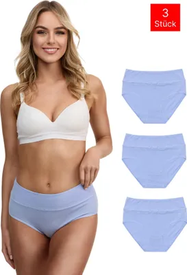 Produktbild von Tazzio Damen Slip 3er-Pack F920 (Blau, XL)