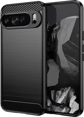 Produktbild von Carbon Hülle für Google Pixel 9 Pro XL Handyhülle Handy Tasche Backcover Bumper