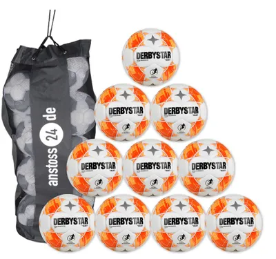 Produktbild von Ballset DERBYSTAR Trainingsball - Futsal-Bundesliga CLUB TT v26 inkl. Ballsack 10 Bälle