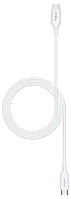 Image de ZAGG mophie essentials câble de charge USB-C vers USB-C 1m blanc