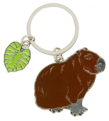 Produktbild von Nature Planet - Schlüsselanhänger aus Metall - Capybara