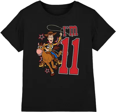 Produktbild von Toy Story - "I'm 11" T-Shirt für Kinder - Geburtstag TV4058 (152-158) (Schwarz)