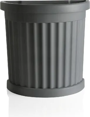 Image de Pot de fleurs BAMA ROMA, anthracite Quantité : 1 pc