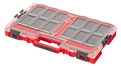 Immagine prodotto di Qbrick System ONE Organiser L 2.0 MFI RED ULTRA HD impilabile 531 x 379 x 77 mm 6 l IP66 con inserto in schiuma