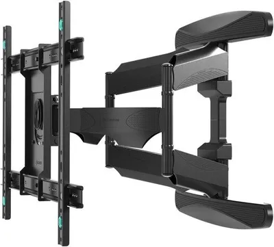 Zdjęcie produktu dla ONKRON Uchwyt nachylny i obrotowy do TV 40"-75" maks 46 kg, czarny, 200 x 100 mm, 600 x 400 mm, -5 - 8°, -70 - 70°, 8°, Czarny