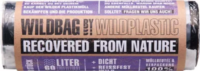 Obrázek produktu pro Vložky do odpadkových košů Wildbag - 10 sáčků 60L 64x84cm