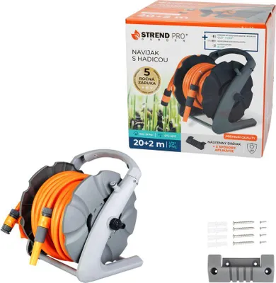 Zdjęcie produktu dla Bęben Strend Pro Premium z wężem ogrodowym 1/2", L-20+2 m