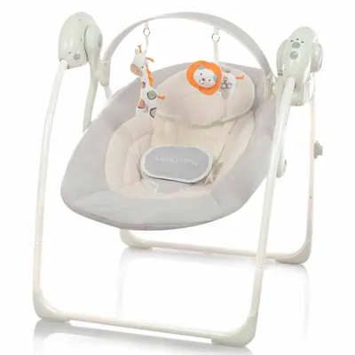 Obrázok produktu pre Detská hojdačka Little World Dreamday, sivá