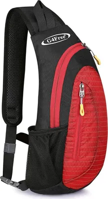 Produktbild von Leichte Brusttasche, Sling-Schulterrucksack, coole Schultertasche, Dreieckstasche, Rucksack für Wandern, Radfahren, Reisen oder multifunktionale Tagesrucksäcke