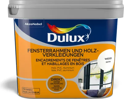Produktbild von Dulux Fensterrahmenfarbe weiß 750ml