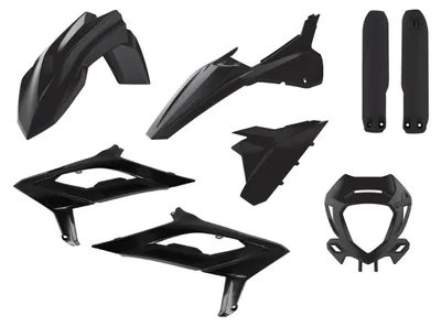 Immagine prodotto di Kit 8 carene POLISPORT nero per Beta RR