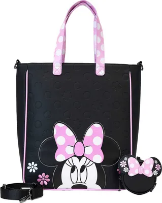Produktbild von Loungefly - Plecak Disney Minnie Floral Rock the Dots z torebką na monety