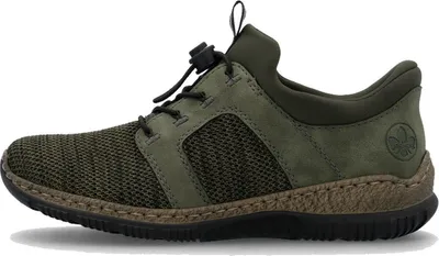 Produktbild von Rieker Damenschuhe Halbschuhe Slipper Grün Freizeit, Schuhgröße:36 EU