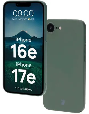 Produktbild von Bizon Case Slate für iPhone 16e, grün