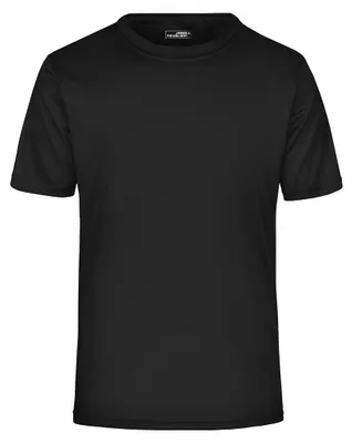 Produktbild von James and Nicholson - "Active" T-Shirt für Herren LT2657 (M) (Schwarz)