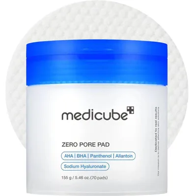Medicube Zero Pore Pad AHA BHA Panthenol – exfoliační tamponky na póry – 70 ks – obrázek 1