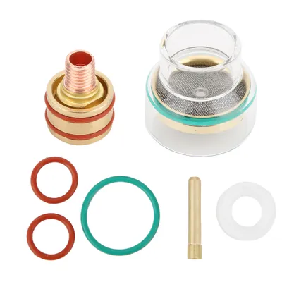Immagine prodotto di Set per saldatura TIG TFM53NCN, torcia TIG, ugello in vetro per torcia, pinza di serraggio per WP9 WP203,2 mm