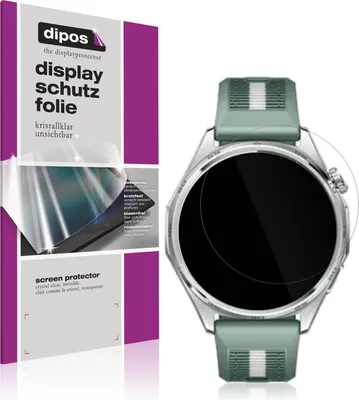 Produktbild von 6x Schutzfolie für Huawei Watch GT6 46mm klar Displayschutzfolie Folie Display Schutz dipos