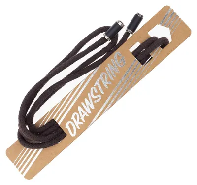 Baumwollkordel mit Endstücken 120 cm mocca